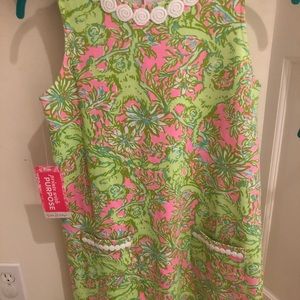 NWT Lilly Pulitzer dress with mini slits and bows